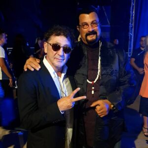 Steven Seagal Instagram - About to get on stage with one and only Grigory Leps. Performing one of my songs together at Zhara Music Festival in Baku @gvleps
@zharafestival