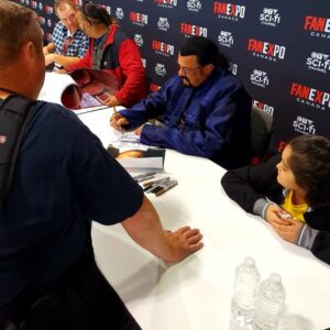 Steven Seagal Instagram - Happy and honored to be back in Toronto spending good times with my fans at Fan Expo. 
Looking forward to another great day tomorrow!