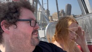 Steven Williams Instagram - Me and @dezikay_wolf rode a Ferris wheel on a sky scraper in down town St. Louis.