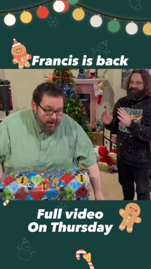 Steven Williams Instagram - This Thursday Francis is back for Christmas!