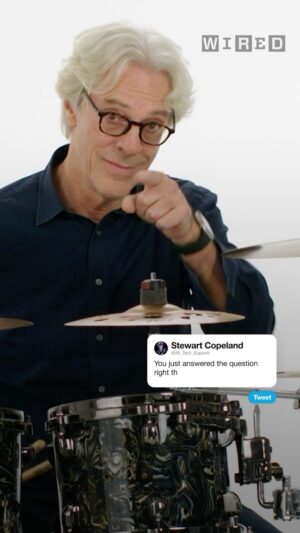 Stewart Copeland Instagram - Are you a beginning drummer looking for some tips on where to start? Boy, do we have some good news for you! Not only did we get the legendary drummer from The Police @stewart_copeland to come by and share his philosophy on learning to drum with us, but he says you don’t even need a kit to get started!

“Just listen to records and tap on your knees,” says Stewart. That may sound a bit simplistic to you, but this is Stewart f*cking Copeland giving you the advice so it’s probably best if you just take him at his word. For more drumming advice watch this clip then tap the 🔗 in our bio to watch the full video on YouTube.

#thepolice #drumming #stewartcopeland