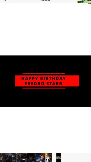 Sticky Fingaz Instagram - Happy G day to the General Fredro Starr!!