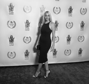 Stilvi Psilopoulou Instagram - I have some HUGE news for you guys! My short film “Phoenix 2021/ A Survival Guide” was selected by @silicon_beach_film_festival and screened at the world’s most iconic cinema, the TCL Chinese Theatre @chinesetheatres in Hollywood where all the big movies premiere!!! Nothing fires me up more than seeing my dreams come to life! I’ve put my heart and soul into my lil Phoenix and I’m endlessly proud and grateful for the outcome! In the last photo you can see my filmmaker badge! 💫💫💫 
.
.
.
#tclchinesetheatre #hollywood