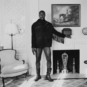 Stuart Vevers Instagram - #MosesSumney wears the Suede Fringe Jacket and boots from our #CoachSpring24 collection for @interviewmag. 

Editor-in-Chief: @melzy917 
Interview By: @ayoedibiri
Photographer: @mattelife
Stylist: @marcusjcorrea
Grooming: @kyo_sud
Tayloring: @mariadelgreco
Photography Assistant: Henry Crawley
Fashion Assistant: Alyssa Chandelle
Production Assistant: Kiernan Francis
Location: @thesherrynetherland

#CoachNY