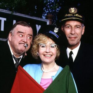 Su Pollard Instagram - All aboard! Mind the gap!!

Oh, Doctor Beeching! Played Ethel Schumann in two series, 20 episodes. 1995 - 1997 on BBC1. Created by David Croft and Richard Spendlove. Great memories of the splendid cast and crew. 

Did You Know? The title of the series was a reference to the film Oh, Mr Porter! starring Will Hay.

David Croft was disappointed the BBC didn't want to continue after the second series!  

#ohdoctorbeeching #bbc #sitcom #davidcroft #richardspendlove #roygould #bbc #comedy #1990s #ethelschumann #paulshane #jeffreyholland #stephenlewis #juliadeakin #barbaranew #paulaspden #lindsaygrimshaw #terryjohn #ivorroberts #perrybenson #supollard

Original photos included © BBC