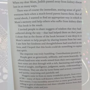 Su Pollard Instagram - Hello everyone,

I hope your 2024 is going fabulously.

I wanted to tell you about a new book I have contributed to. It's The Book Of Nuggets by Juliet Solomon.

She has created a wonderful book and I'm including the page with Juliet explaining what inspired the book.

There are lots of great bits in it from all sorts of people. 

All proceeds from the sale of the book will go to @kidney_research_uk

If you can, please buy this terrific book, or perhaps donate whatever you can afford to kidney research. You will be helping others less fortunate. 

Many thnx, Su xxxx

#TheBookOfNuggets #JulietSolomon #KidneyResearchUK #SuPollard #GreatBooks