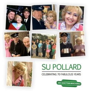 Su Pollard Instagram - All aboard! Mind the gap!!

Oh, Doctor Beeching! Played Ethel Schumann in two series, 20 episodes. 1995 - 1997 on BBC1. Created by David Croft and Richard Spendlove. Great memories of the splendid cast and crew. 

Did You Know? The title of the series was a reference to the film Oh, Mr Porter! starring Will Hay.

David Croft was disappointed the BBC didn't want to continue after the second series!  

#ohdoctorbeeching #bbc #sitcom #davidcroft #richardspendlove #roygould #bbc #comedy #1990s #ethelschumann #paulshane #jeffreyholland #stephenlewis #juliadeakin #barbaranew #paulaspden #lindsaygrimshaw #terryjohn #ivorroberts #perrybenson #supollard

Original photos included © BBC