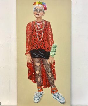 Su Pollard Instagram - “Portrait of Su” by @teresawitz

From series of oil paintings on wooden panels & canvas board 8”x16”

#portraitpaintings #womenpainters #contemporaryportraiture #eastlondonart #figurativeartist #supollard