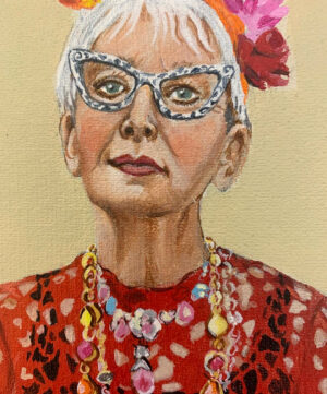 Su Pollard Instagram - “Portrait of Su” by @teresawitz

From series of oil paintings on wooden panels & canvas board 8”x16”

#portraitpaintings #womenpainters #contemporaryportraiture #eastlondonart #figurativeartist #supollard