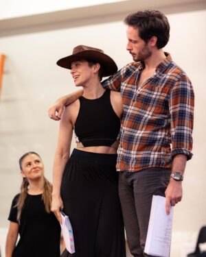 SuRie Instagram - I am loving playing Annie Oakley and I love these rehearsal shots by @_he_photo. 
Come see this amazing company in action @thelavendertheatre.