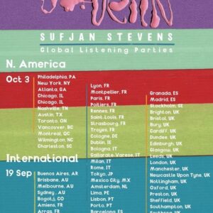 Sufjan Stevens Instagram - You can listen to my new album early. Javelin listening events are happening on Tuesday September 19th, 2023 and Tuesday October 3, 2023. Info at link in bio.

THANK YOU.