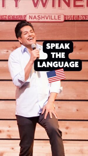 Sugar Sammy Instagram - You gotta learn the language before you move to the USA 😂🇺🇸 Next Sugar Sammy shows: 
Apr 19: Austin | @moontowercomedy
Apr 20: Austin | @capcitycomedy 
Apr 26-27: Dallas | @dallascomedyclub 
May 3-4 Houston | @theriotcomedy 
May 2 : San Antonio | @sanantoniolol 
May 10-11: Chicago | @thedentheatre 
June 7-8: San Diego | @americancomedyco 
June 9: Phoenix | @desertridgeimprov 
June 14-15: L.A | @flapperscomedy 
June 21-22: Sacramento | @punchlinesac 
June 27-28-29: San Francisco | @punchlinesf 
Aug 9-10: Washington DC | @dccomedyloft 
Aug 16: Philadelphia | @citywineryphil 
Aug 17: Pittsburgh | @citywinery_pgh 
Aug 24: NYC | @citywinerynyc 
Aug 30-31: Boston | @citywinerybos 
🇨🇦
Sept 5-6-7-8: MONTREAL 
Sept 27-28: Québec 
Oct 4-5: Gatineau 
Jan 24-25: Winnipeg @rumorscomedy 
Jan 31-Feb 1: Calgary | @laughshopyyc 
Feb 7-8 Edmonton | @comicstripwem 
Feb 14-15: Vancouver | @vancivictheatres 
Feb 22: Halifax | @spatztheatre 
Feb 28-Mar 1: Toronto | John Basset Theatre @mtcc_events 

#sugarsammy #standupcomedy #moontowercomedy #moontowercomedyfestival