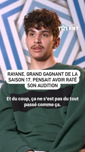 Sugar Sammy Instagram - « A la fin du morceau, je me suis dit que j’allais me faire atomiser par le jury » 😮 
Rayane, grand gagnant de la saison 17, revient sur son audition qu’il pensait avoir ratée ! 
#LFAUIT, ça continue, dès mardi 24 octobre à 23:15 sur @m6officiel