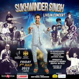 Sukhwinder Singh Instagram - I welcome u DILSE  at Sri Shanmukhananda Chandrasekarendra Saraswathi Auditoriom , Mumbai on 7 th July , 2023 ……

@siddharth.entertainers @brightoutdoormedia @madhvi_shrivastav @shannonpereiraofficial @hanifaslam_official @keyurdrums_official @soundguy.tushar @praveen_ayare @max_massey_guitarist @omkr99 @vjtarang @amarpdesai @amit.amitdesai.3 @abhishek_kaharr @akshayacharyakeyboardist