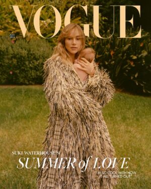 Suki Waterhouse Instagram - what an honor to be on the cover of @britishvogue with the most perfect girl in the world 💕 its soooo a summer of the biggest and best love!! 

thank you so much to the loveliest @chiomannadi for having me! 

interview @OEMarks
photographer @Colin_Dodgson 
styled @SarrJamois
hair @JamesPecis
make-up @Yad1m
nails @EriIshizu
set design @SpencerVrooman 
production @ctdinc