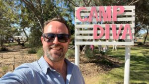 Sullivan Stapleton Instagram - Such an awesome weekend full of love and laughter, celebrating Mr and Mrs Butcher! Congratulations you two and thank you for all the fun at Camp Diva!🥂❤️😘