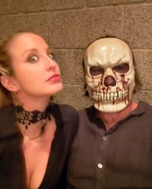 Sullivan Stapleton Instagram - I’ll have the bone broth with a blood chaser thank you! Happy Halloween kids!💀 #halloween #scary #driver