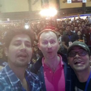 Sumeet Vyas Instagram - #happybirthday #Bro 
You believed in stories and scripts when everyone else was chasing numbers and statistics. 
You believed in people and talent, when everyone else was chasing fame and face value. 
You believed in me when no one else did. To be very honest even I didn’t. 
You believed in #TVF and it changed the way people consumed and produced stories in India. 
🥃 to @arunabhkumar keep telling stories… keep inspiring, keep #believing 
Have a happy, healthy and beautiful life ahead. 
Father of #tripling 
#youarebeautifulbaba 

Also, we need to click a proper picture when we meet next. I had to revisit the history of OTT to find two. 😎