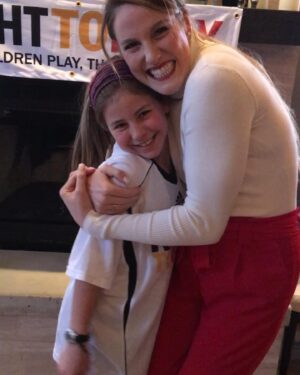 Summer Sanders Instagram - What’s most fun about Olympic Trials at this stage of life…bringing generations together! Skye playing with Cait was pretty darn cute! Xoxo love you @missyfranklin88 
Feb 2018 to NOW…time is flying