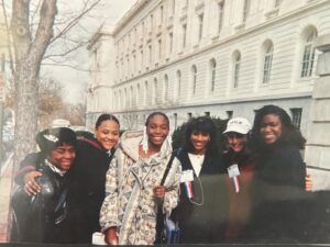 Summer Sanders Instagram - Happy 50th anniversary @womenssportfoundation! As a proud WSF athlete for more than 30 years, I’m honored to be a part of the Women’s Sports Foundation and support their vision to pave a path to equity for girls and women both on and off the field of play. These throwback pictures are from the mid 90’s when @juliefoudy @venuswilliams @benitafmosley and I walked Capitol Hill for women’s sports! The journey has been extraordinary. And a huge shout out to @donna_de_varona the first President of WSF!!! 
Join us by visiting WomensSportsFoundation.org/WSF50 and together, let’s continue to change the game! #WSF50