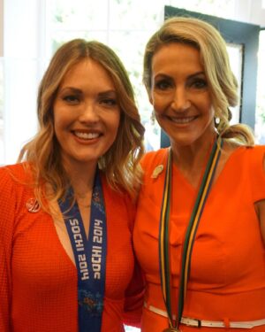 Summer Sanders Instagram - Just looking back on a fun night during awards season a few years back. Olympics and Hollywood coming together. And Jackie Joyner-Kersee will forever be my hero! Happy Monday