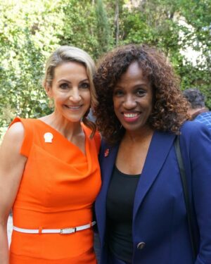 Summer Sanders Instagram - Just looking back on a fun night during awards season a few years back. Olympics and Hollywood coming together. And Jackie Joyner-Kersee will forever be my hero! Happy Monday