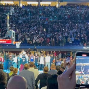 Summer Sanders Instagram - All-Star 2024 day 2 was amazing. It was a mini reunion for me and the kids were in serious awe! Thank you @nba for reminding my kids that I was once cool😂 …this was so much fun! 📷: nba and Dion