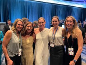 Summer Sanders Instagram - I am glad I am not the only one who says that their time as a @stanfordwswim athlete was the greatest time in their athletic career. I cherish these moment! And tonight, for me, happened by chance. I am so grateful to have been included in Jenny’s special moment. Lea did an exceptional job inducting our dear friend and teammate! And everyone shined tonight! Way to go Bay Area Sports Hall of Fame! So proud to be from Nor Cal! @bayareasportshof 
And, I finally met Chris Berman! #gobills #nobodycirclesthewagonslikethebuffalobills