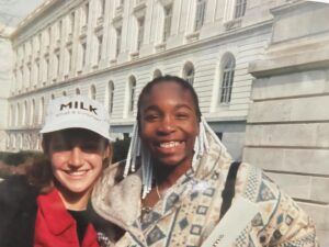Summer Sanders Instagram - Happy 50th anniversary @womenssportfoundation! As a proud WSF athlete for more than 30 years, I’m honored to be a part of the Women’s Sports Foundation and support their vision to pave a path to equity for girls and women both on and off the field of play. These throwback pictures are from the mid 90’s when @juliefoudy @venuswilliams @benitafmosley and I walked Capitol Hill for women’s sports! The journey has been extraordinary. And a huge shout out to @donna_de_varona the first President of WSF!!! 
Join us by visiting WomensSportsFoundation.org/WSF50 and together, let’s continue to change the game! #WSF50