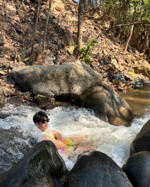 Suphadach Wilairat Instagram - Bosston🤪=Nature⛰️💦🏕️ #bosstonsuphadach  #กีต้าร์ของบอสตั้น