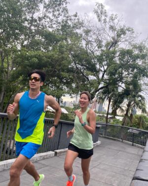 Suriyont Arunwattanakul Instagram - เอาหน่อยยยยยยยยยย 💪🔥 @tyratelling เพื่อ Trail Master Series and Pattaya Marathon. ✌️😊