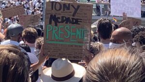 Susan Heyward Instagram - The signage at yesterday’s #blacktranslivesmatter march said what they said! (I stayed at the back of yesterday’s march, cause the way my social anxiety is set up, crowds are usually a hard pass. But usual is not what we need.)