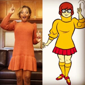 Susan Heyward Instagram - Feeling so aligned in this Love, Whit dress by @whitneyeveport & @rentherunway! I wore it cause #fallvibes and I wanted to flash some leg at work. After hanging out on @whitneyeveport’s page, I see we share the same passion for sustainability and awareness. Those are bright ideas every day! 
Happy Halloween, bookskies! Be sweet to your selves, your loves, your ancestors and your earth. 🎃🖤💀🔥💀🖤🎃