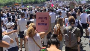 Susan Heyward Instagram - The signage at yesterday’s #blacktranslivesmatter march said what they said! (I stayed at the back of yesterday’s march, cause the way my social anxiety is set up, crowds are usually a hard pass. But usual is not what we need.)