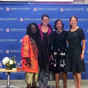 Susan Rice Instagram - Thank you @americanuniversity @au_sis and Christine BN Chin, Sylvia Burwell, and Fanta Aw for helping me launch #ToughLove this weekend. Great fun meeting so many students and families in town for #AllAUWeekend — makes me proud to be an AU Eagle!