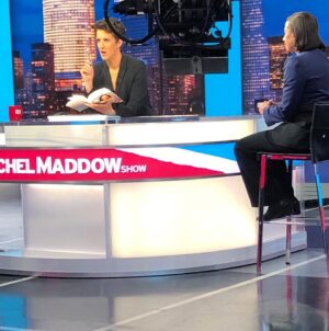 Susan Rice Instagram - Thanks to Rachel Maddow for having me on last night to talk all things Trump and my new book, #ToughLove. @maddowshow