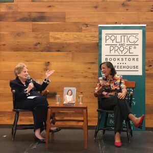 Susan Rice Instagram - What an incredible night. Thanks to @PoliticsProse and everyone who came out to @SidwellFriends Meeting House. Sending my deepest gratitude to my friend and lifelong mentor, Madeleine Albright, for leading the conversation. #ToughLove