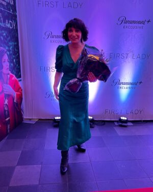 Susanne Bier Instagram - A wonderful day in Copenhagen with lots of press and a stunning premiere for The First Lady 🌸 thank you!