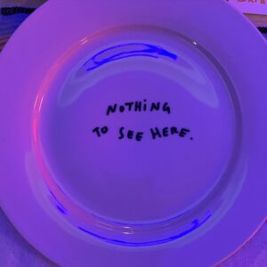 Susanne Wuest Instagram - Olivia Steele x VeeCollective... thank you so much for this wonderful evening ⭐️
.
#veecollective #oliviasteele #lightart #plates #berlin #art