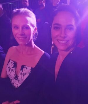 Susanne Wuest Instagram - What a wonderful night... thank you so much @europeanfilmacademy 🥂✨ #lovecinema 

Thank you so much @ivr_isabelvollrath_new for this gorgeous dress🖤

and so much love for the best pre-awards dinner party ever @nicki_nikitin @vanessahenneman @verena_altenberger @gijsjegrosfeld @glinger 

#europeanfilmawards #lovefilm #efa23