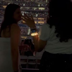 Susie Castillo Instagram - I cannot believe my life last night!!! Not only did I watch @taylorswift perform and live out my #erastour dreams, but we experienced it like ballers at our private table in the @bootsysofistadium suite🙀🙀🙀It was a damn dream!!!

@johnterzian this meant so much and I can’t thank you enough! I was willing to give my right arm to go and didn’t have to lol! What a night to be a #swifty. Thank you! 🫶🏼🫶🏼🫶🏼

#karmaisacat 🐈‍⬛