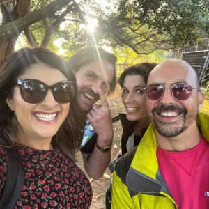 Susie Youssef Instagram - My job this year, amidst all the rubbish in the world, was to hang out with @harley.breen @paperform and #DeborahRiley and watch excellent people make craft while we made jokes. Was it easy? Nope. But I couldn’t be more grateful for these people and this adventure. Tonight is the grand finale of @makingitau 🥳 We’re gonna party in the barn one last time at 6pm on @channel10au and @10playau 🎉 and someone is going to take home $100,000 but, in the words of modern philosopher Jessie J, it’s not about the money ❤️ #makingitau