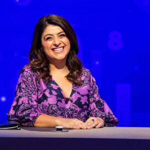 Susie Youssef Instagram - Even though she can’t really spell or count, Susan managed to trick the good people of @sbs_australia into letting her on Letters & Numbers with @hingers @lily_serna_numbers @thedanesimpson @hamishblakeshotz and David Astle! Catch it on @sbsondemand