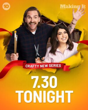 Susie Youssef Instagram - IT ALL STARTS TONIGHT! 7:30pm on @channel10au 🥳 Making It Australia with @harley.breen  @paperform & #DeborahRiley @makingitau