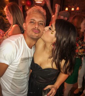 Susie Youssef Instagram - Flashback to early March 2020 when you could drink standing up and freely smooch hot blondes - we can do that again now, yeah?