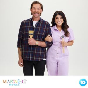 Susie Youssef Instagram - A bit of excellent news for your Friday morning... I get to hang out with old mate @harley.breen and make/watch craft by some of the most brilliant makers in the country! Can not wait for @makingitau on @channel10au #makingitau