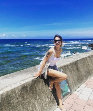 Suzumi Suzuki Instagram - By the sea. 
#okinawatrip #chatan #arahabeach