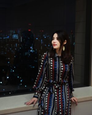 Suzumi Suzuki Instagram - 『トラディション』ダ・ヴィンチ3月号 interview cut. 
dress #marella