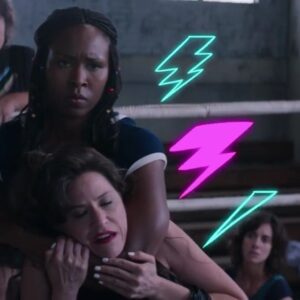 Sydelle Noel Instagram - ~ T H A T ‘ S  L U N C H ~
“Don’t F*ck with me!” 🍒 
#CherryBang
#GLOW Season 2 June 29th!

#Repost @glownetflix
・・・
*adds “mess with Cherry” to our “Things not to do” list*