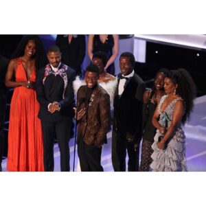 Sydelle Noel Instagram - Some great moments captured with @blackpanther @glownetflix and @cw_crazyxgf cast! @sagawards 
#BlackPanther #GLOW #CrazyExGirlfriend
